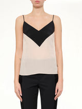 Silk Top in Powder