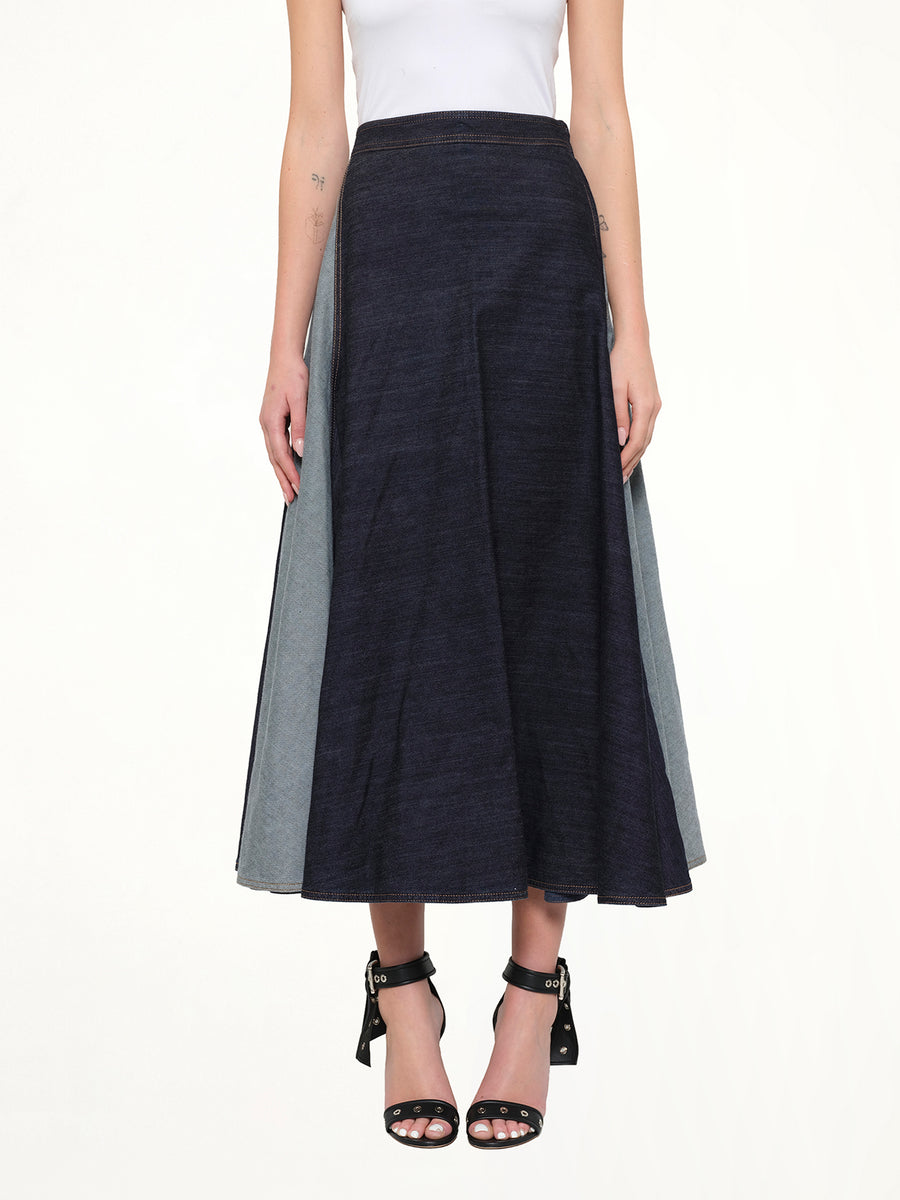 Skirt in Indigo