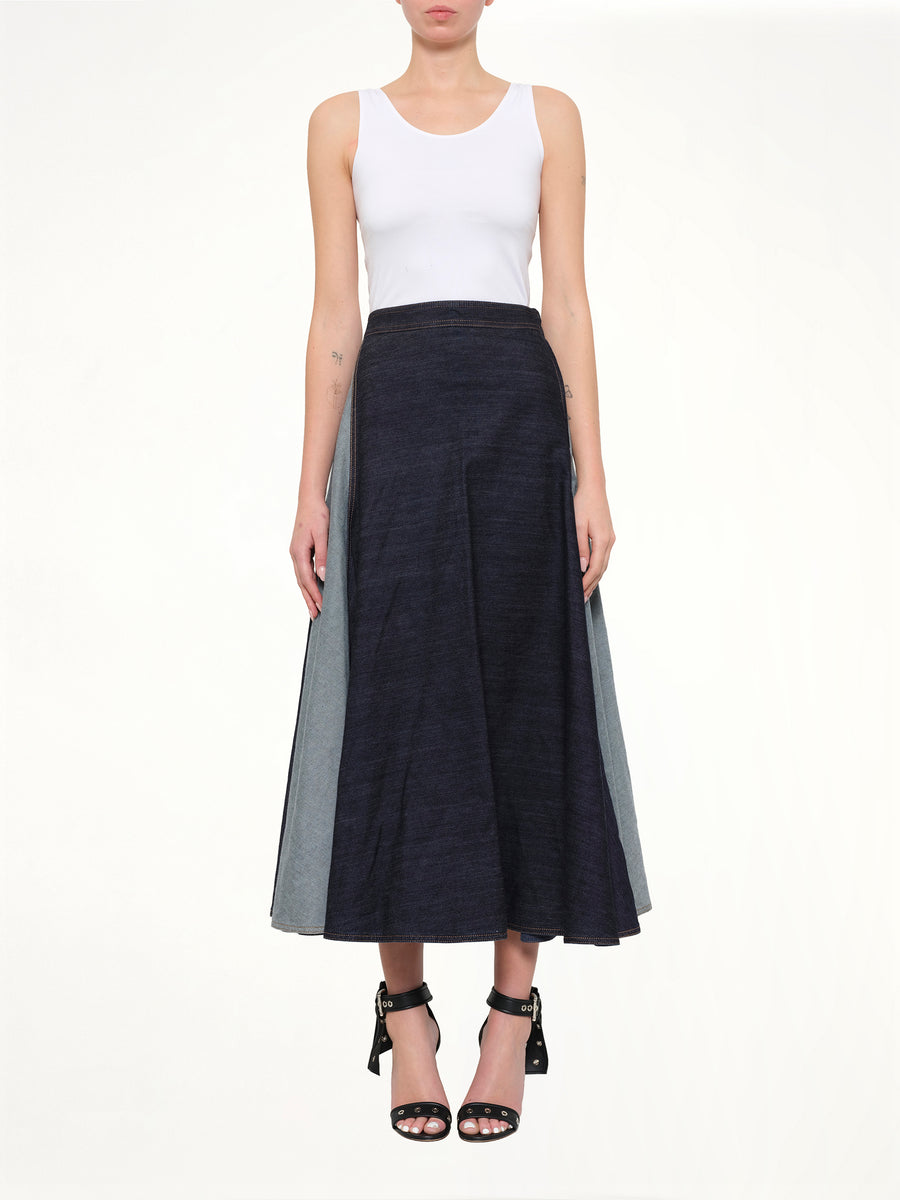 Skirt in Indigo