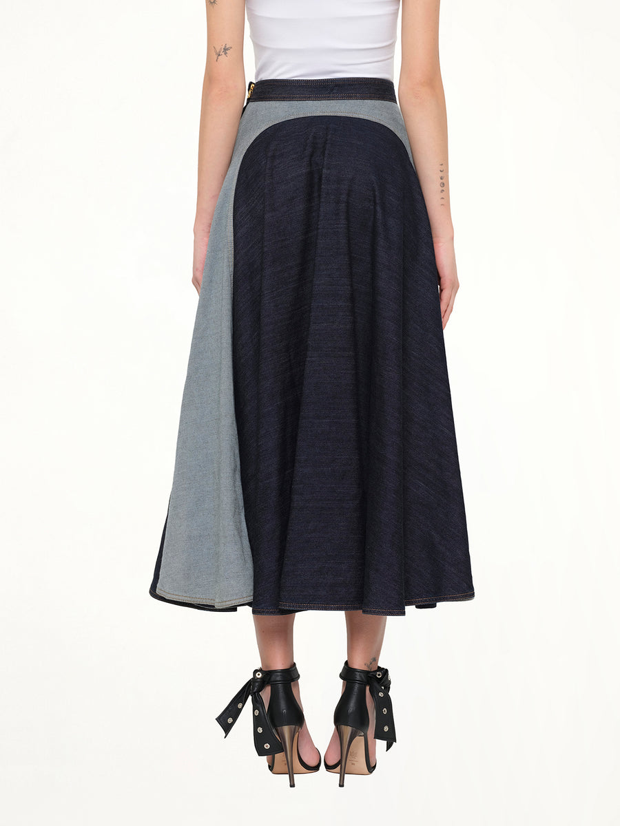Skirt in Indigo