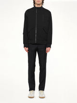 Track Jacket Jersey in Black