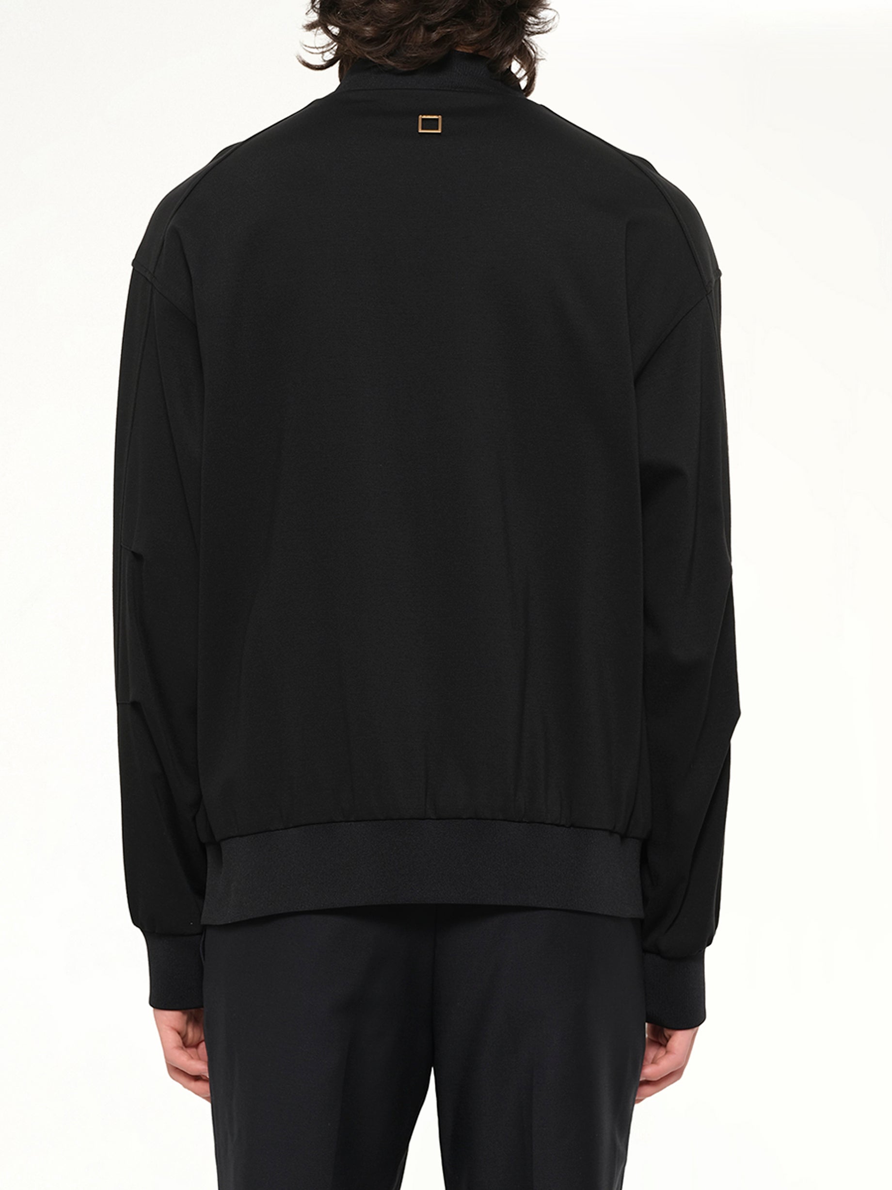 Track Jacket Jersey in Black