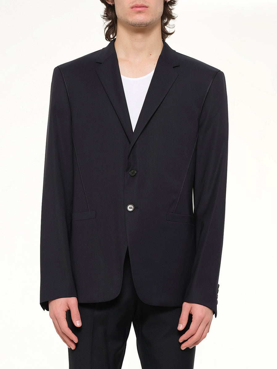 Woven Jacket in Navy