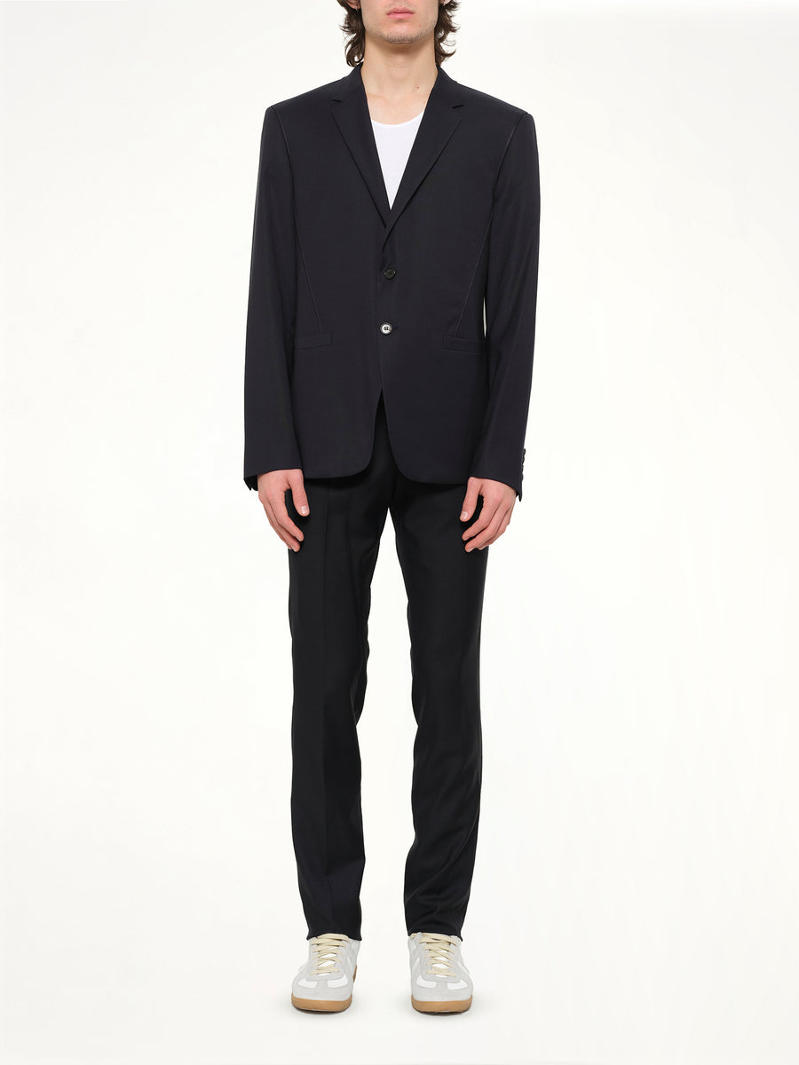 Woven Jacket in Navy