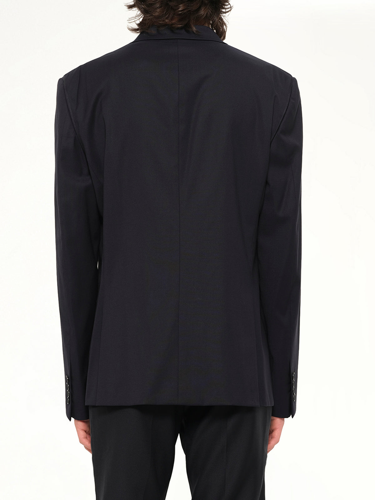 Woven Jacket in Navy