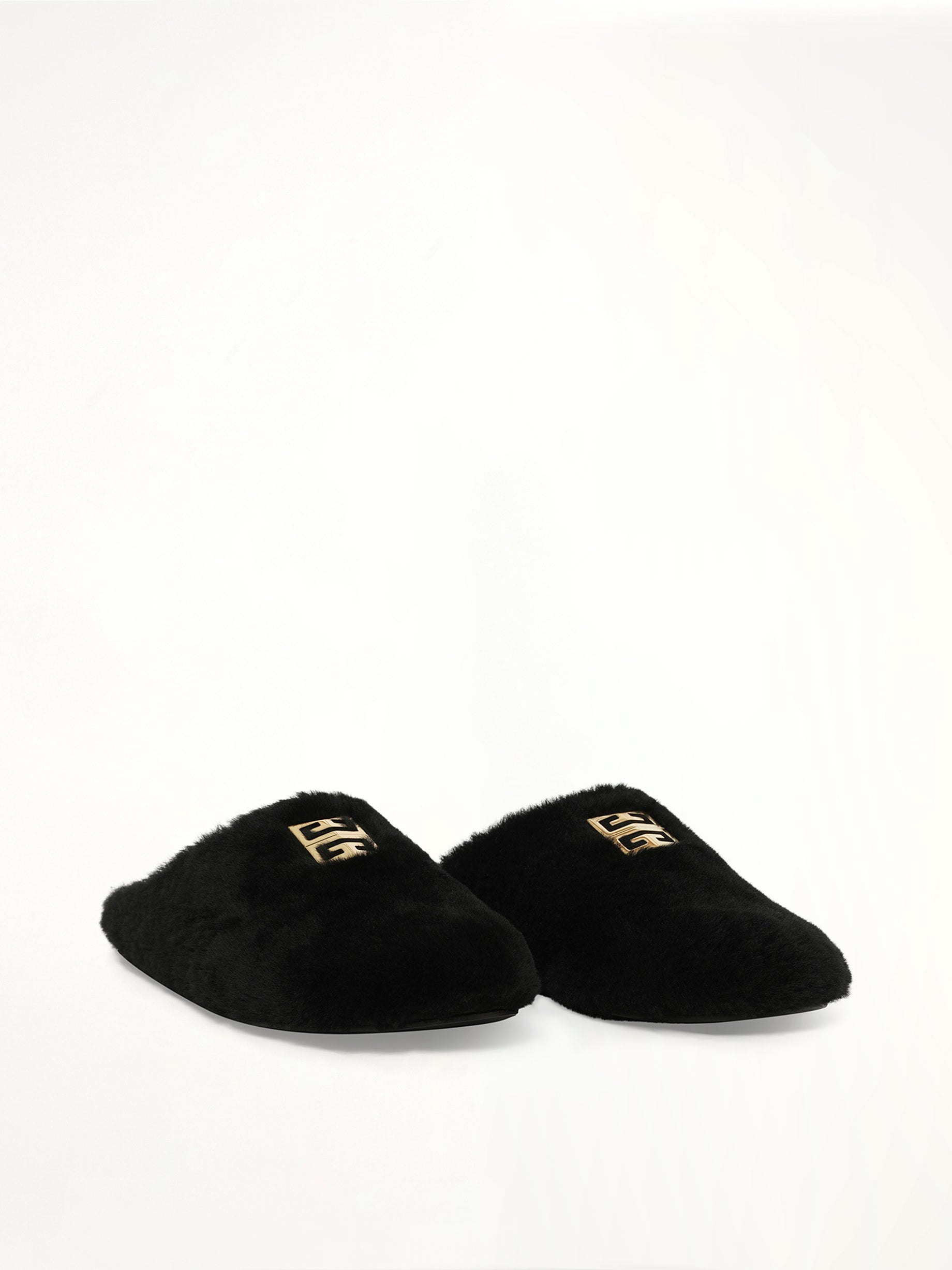 4G Shearling Slip On in Black