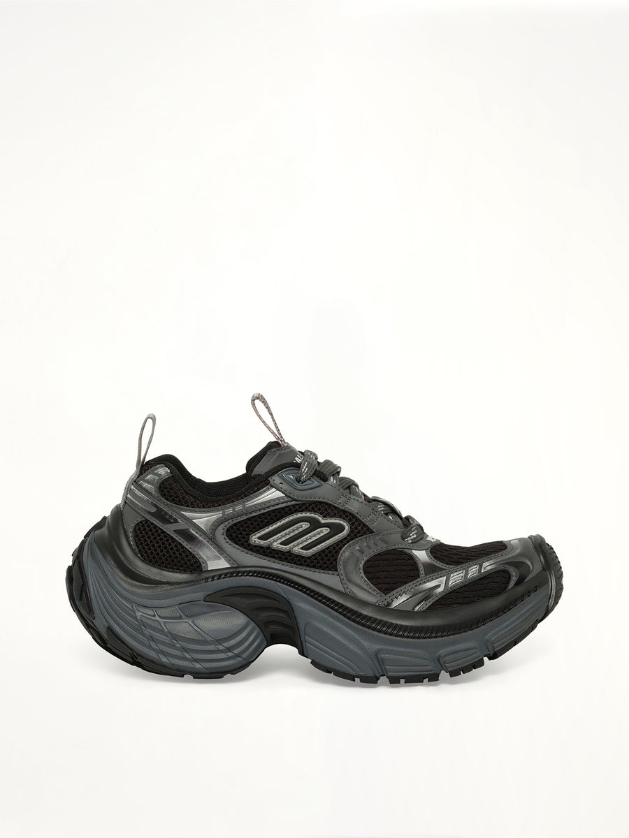 6XL Sneaker in Black/Grey