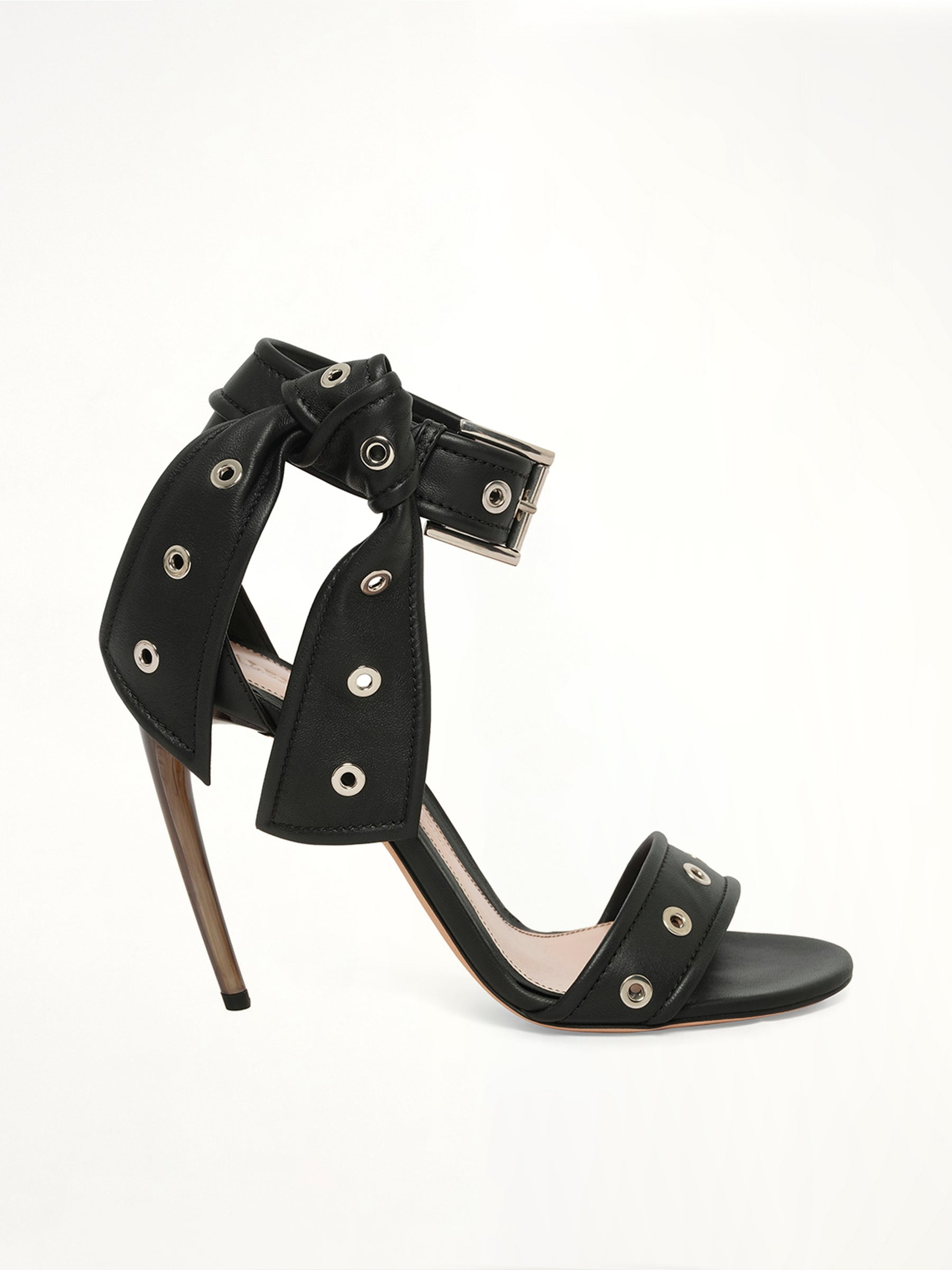 Alexander McQueen Leather Sandals Black