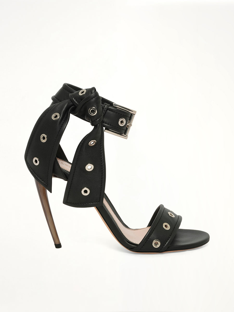 Alexander McQueen Leather Sandals Black