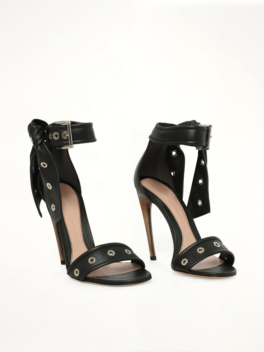 Alexander McQueen Leather Sandals Black