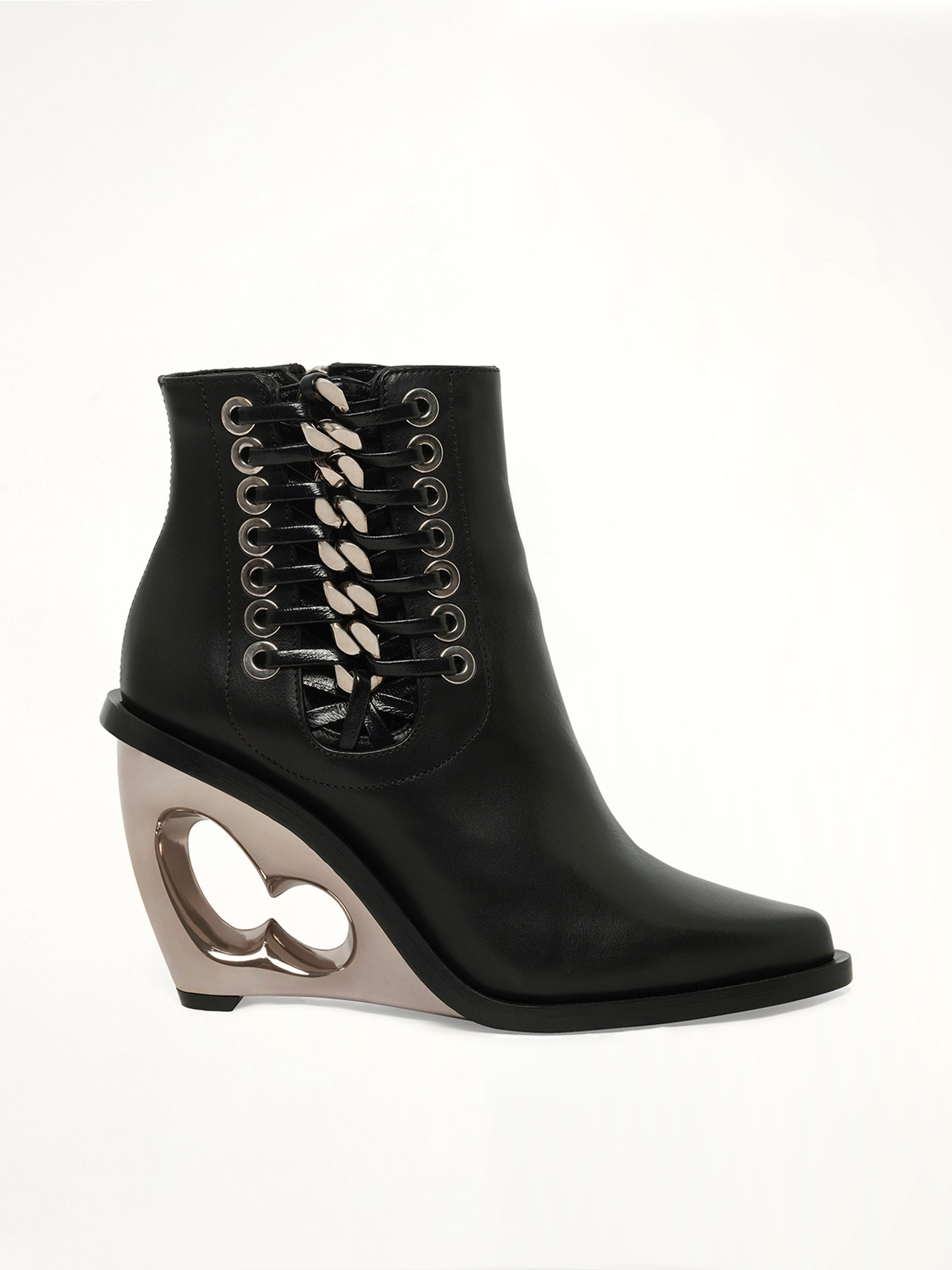 Alexander Mcqueen Leather Half Boot
