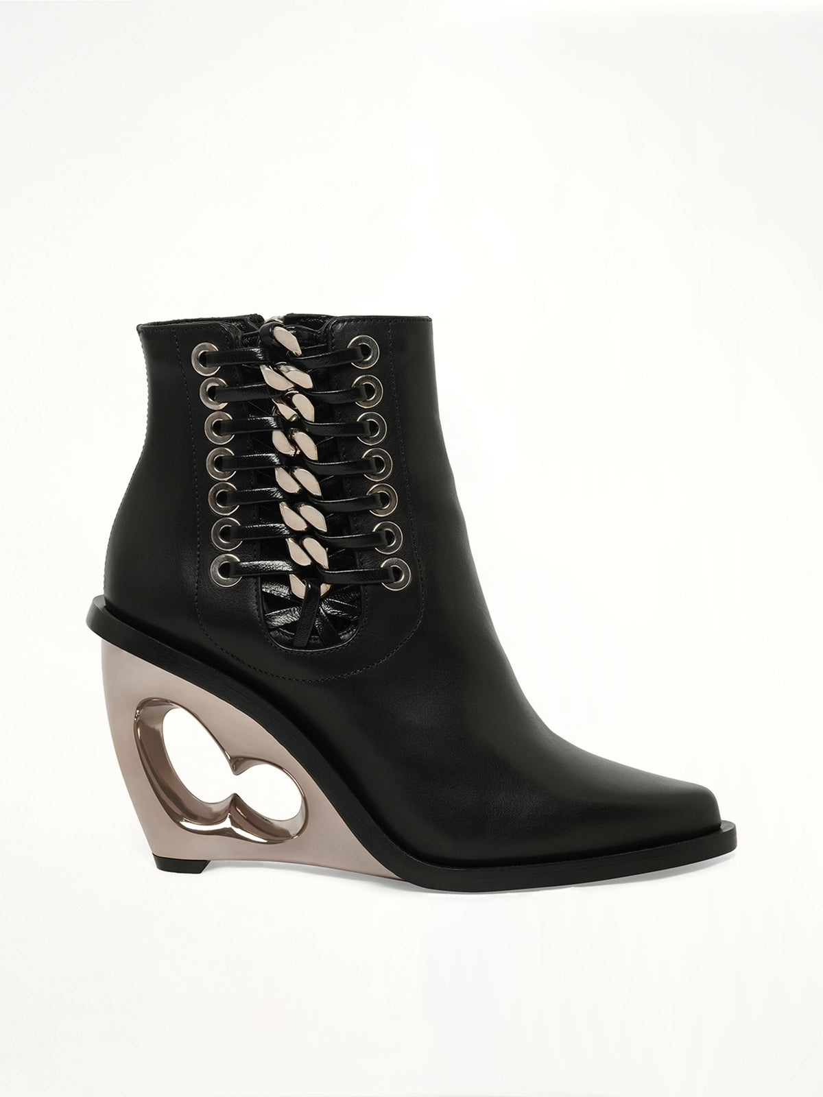 Alexander Mcqueen Leather Half Boot