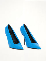 Blue Heel Shoes in Sky
