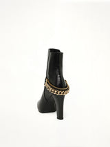 Boots W/ Chain in Black