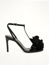 Chain Sandal in Black