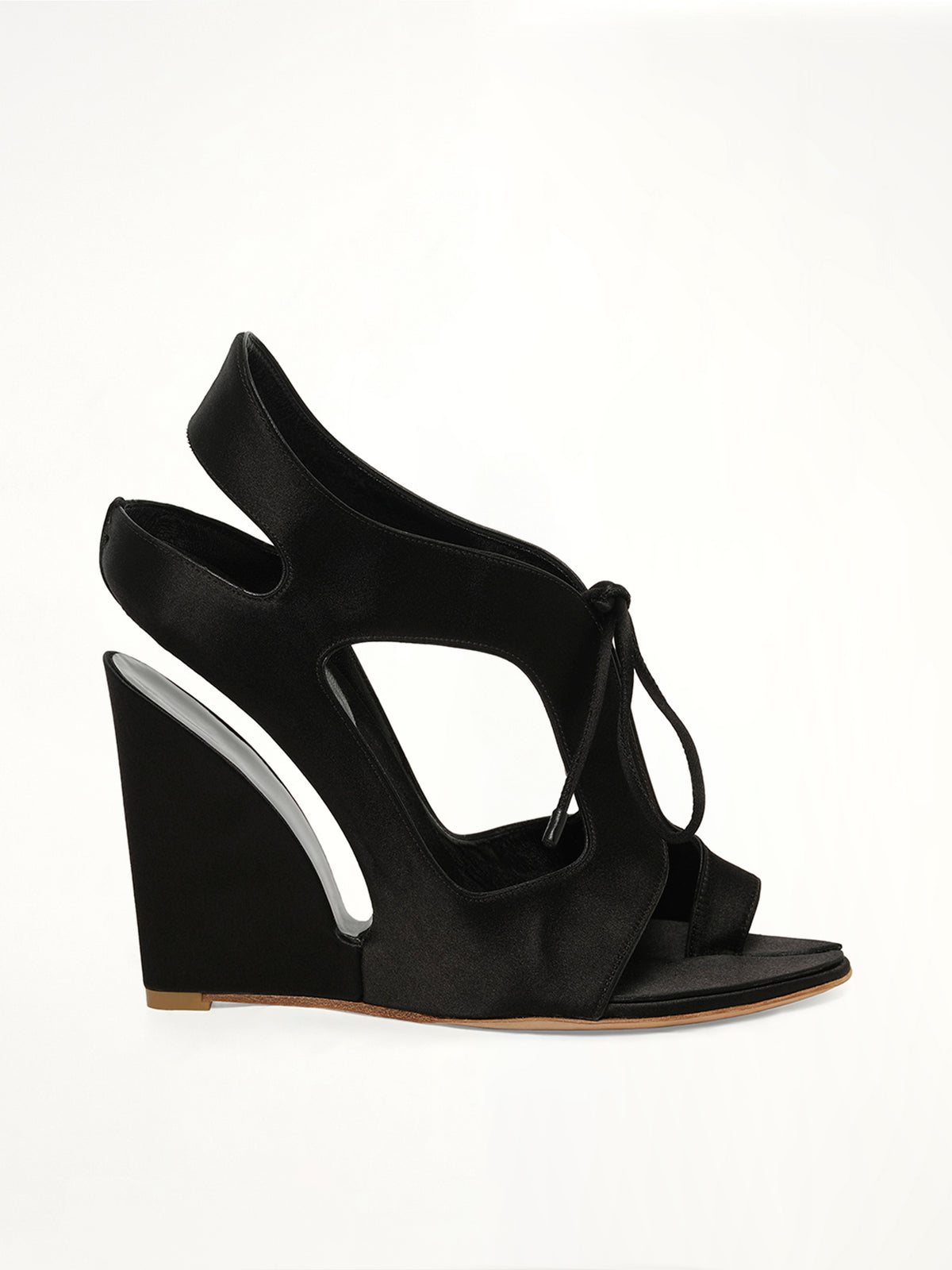 Fabric Sandal in Black