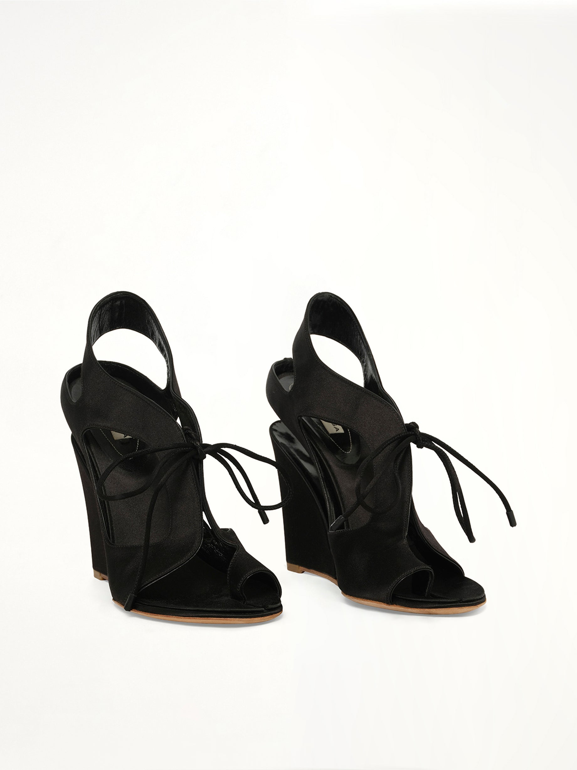 Fabric Sandal in Black