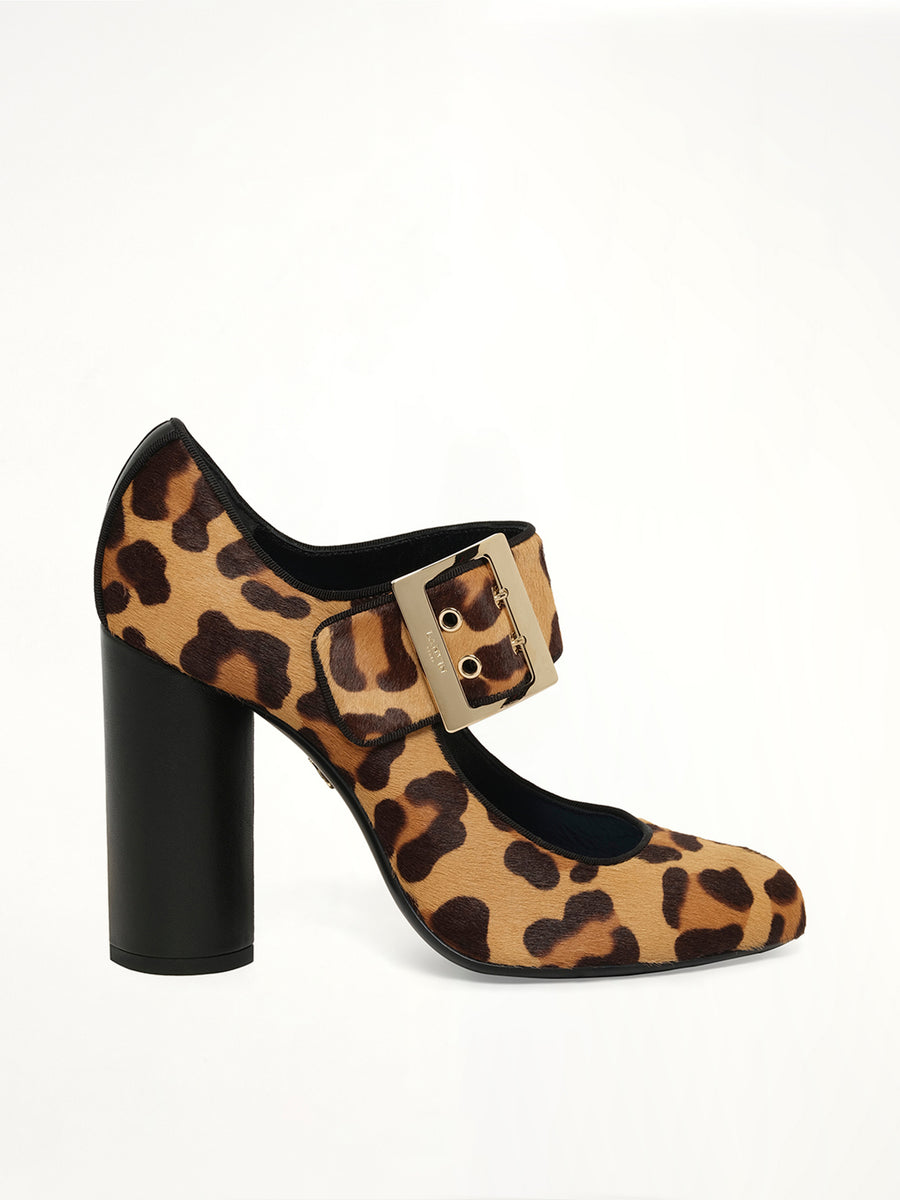 Mary Jane Pump in Natural