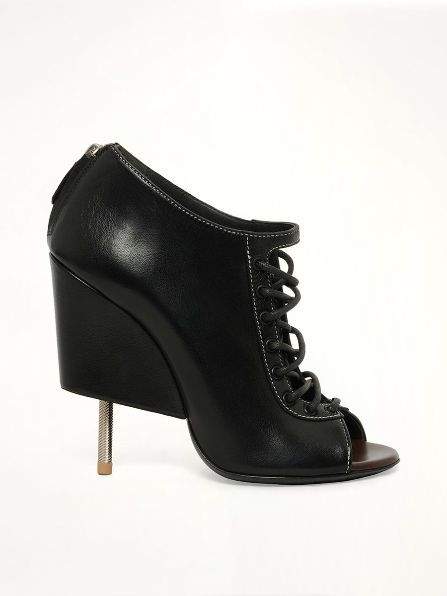 Show Lace Ankle Boots in Black