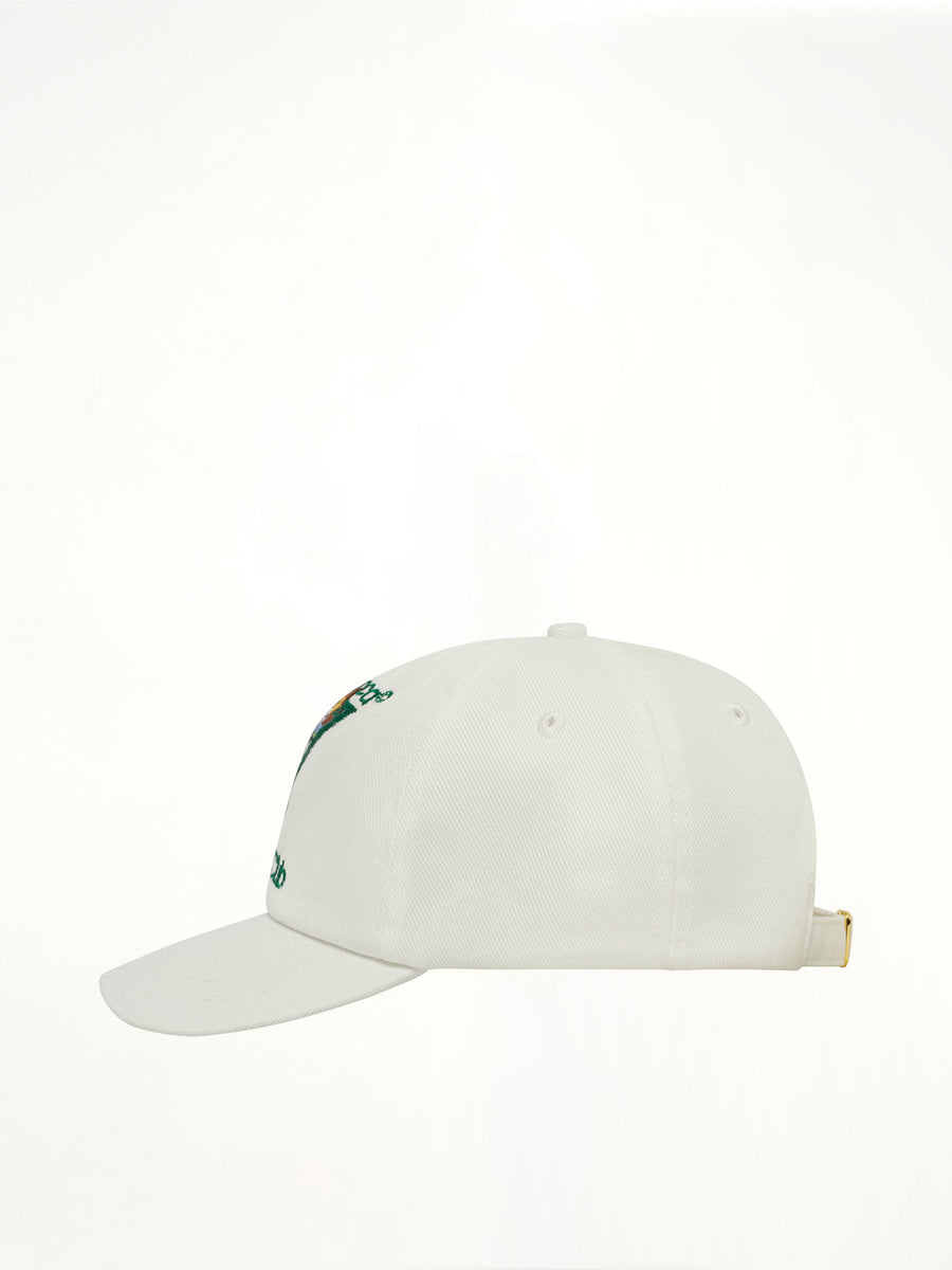 Pyramid Abduction Tennis Cap in White