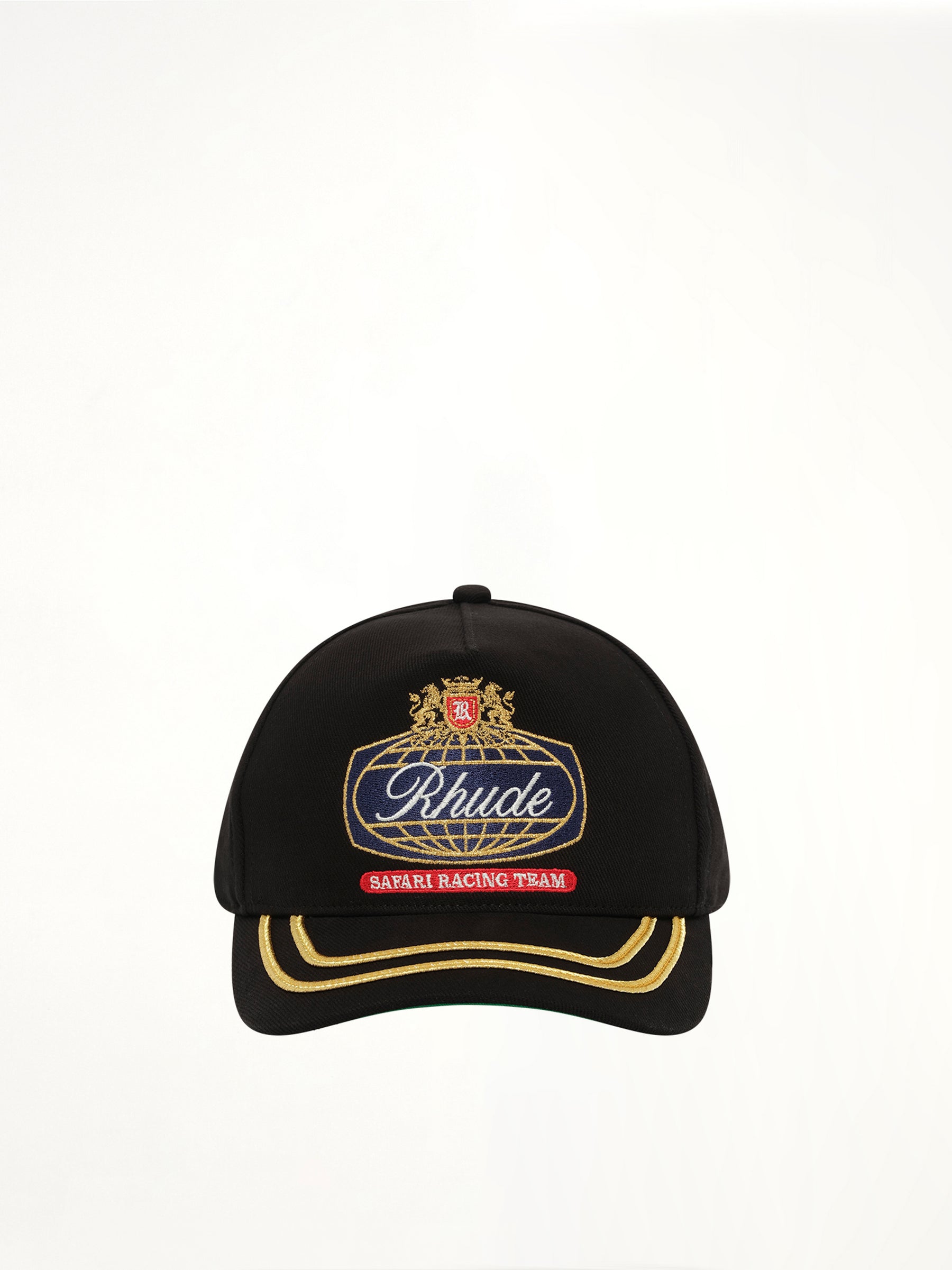 Rhude Safari Crest Hat in Black/Navy