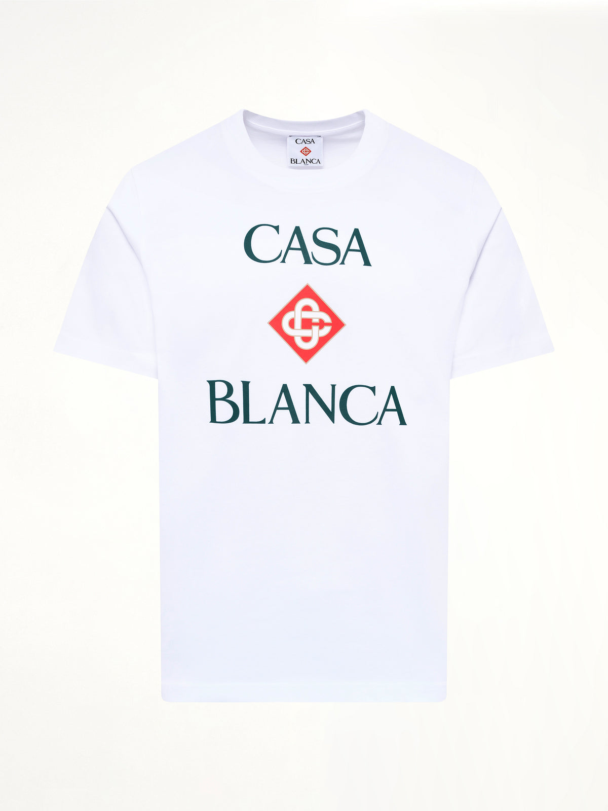 Casablanca Stacked Classic T-Shirt in White