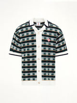 Cotton Mosaic Shirt in Green