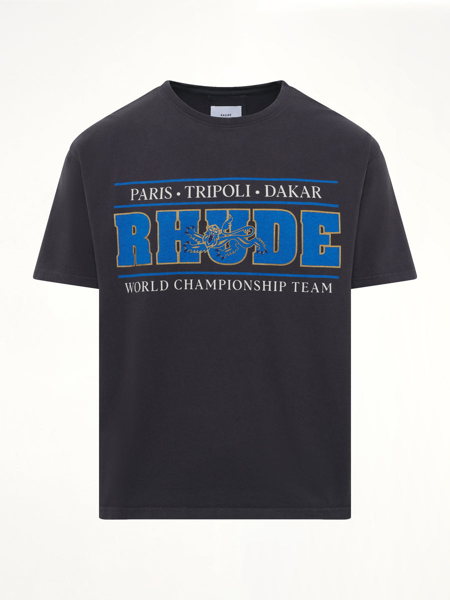 Rhude Chrono T-Shirt in Vintage Black