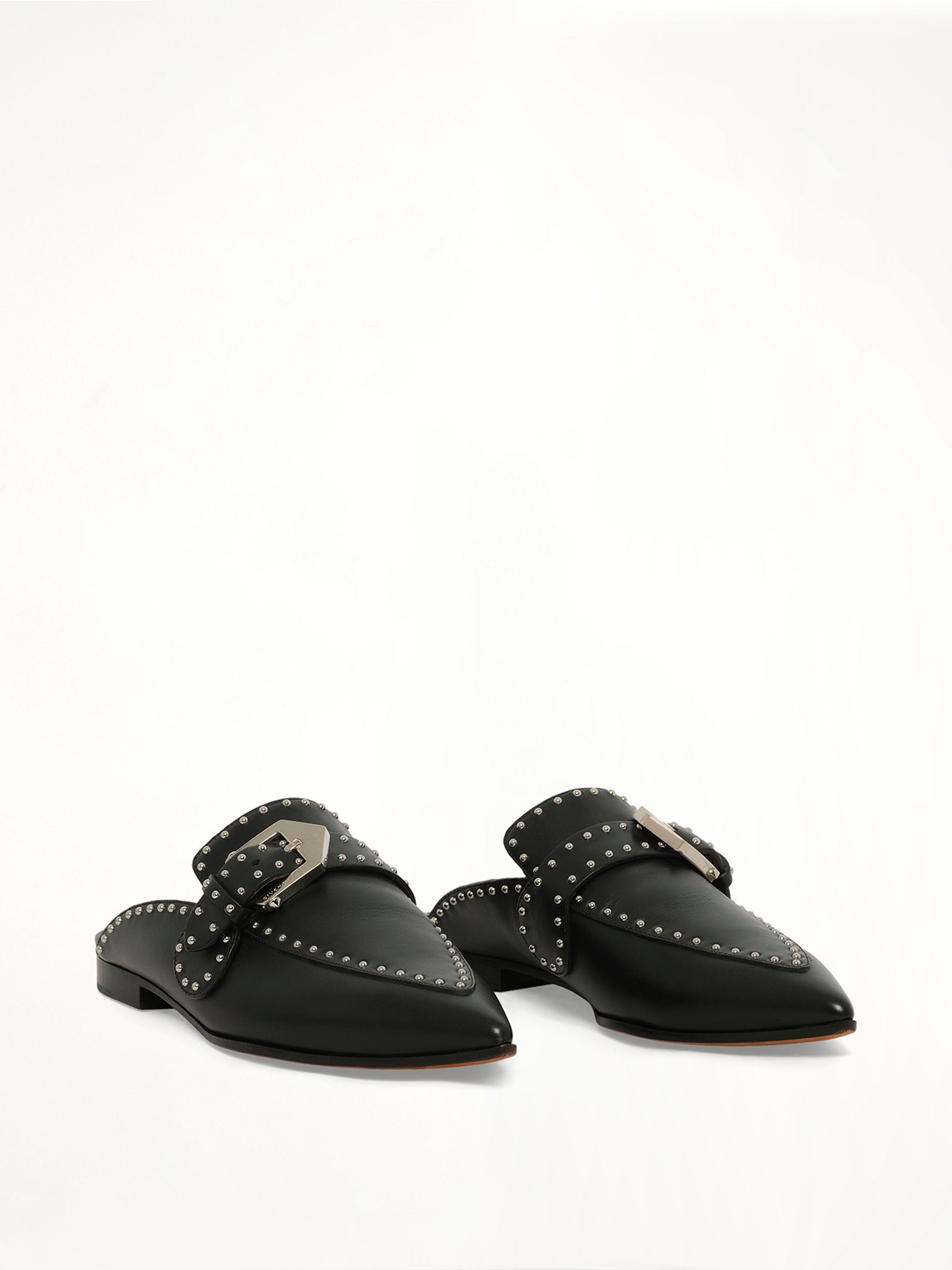 Backless Loafer in Black