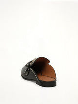 Backless Loafer in Black