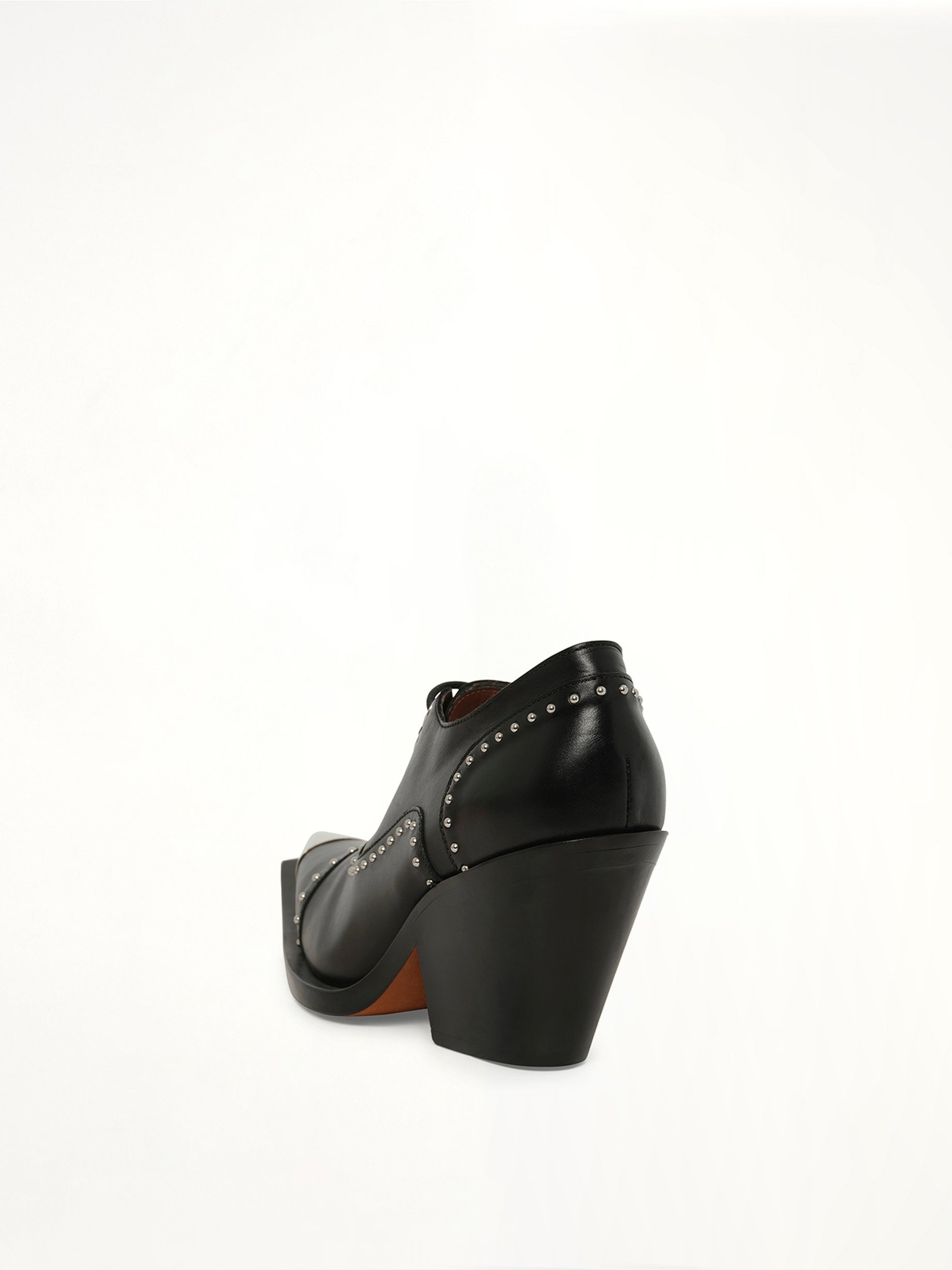 Cowboy Derby Shoes in Black