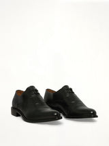 Iconic Leather Richeliu in Black