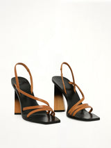 Losange Sandal 100 in Natural