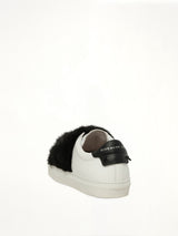 Urban Knot Elastic Sneaker in Black