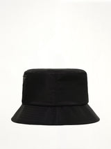 Single Brim Pocket Hat in Black