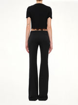 Alexander McQueen Embellished Rose Top in Black