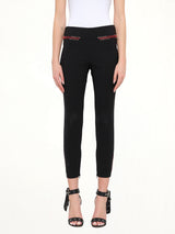 Alexander McQueen Leather Trousers in Black