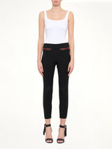 Alexander McQueen Leather Trousers in Black