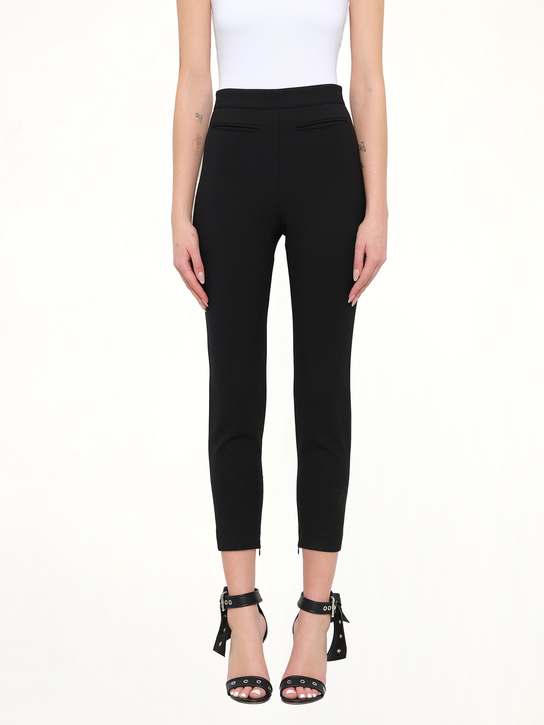 Alexander McQueen Wool Pants in Black