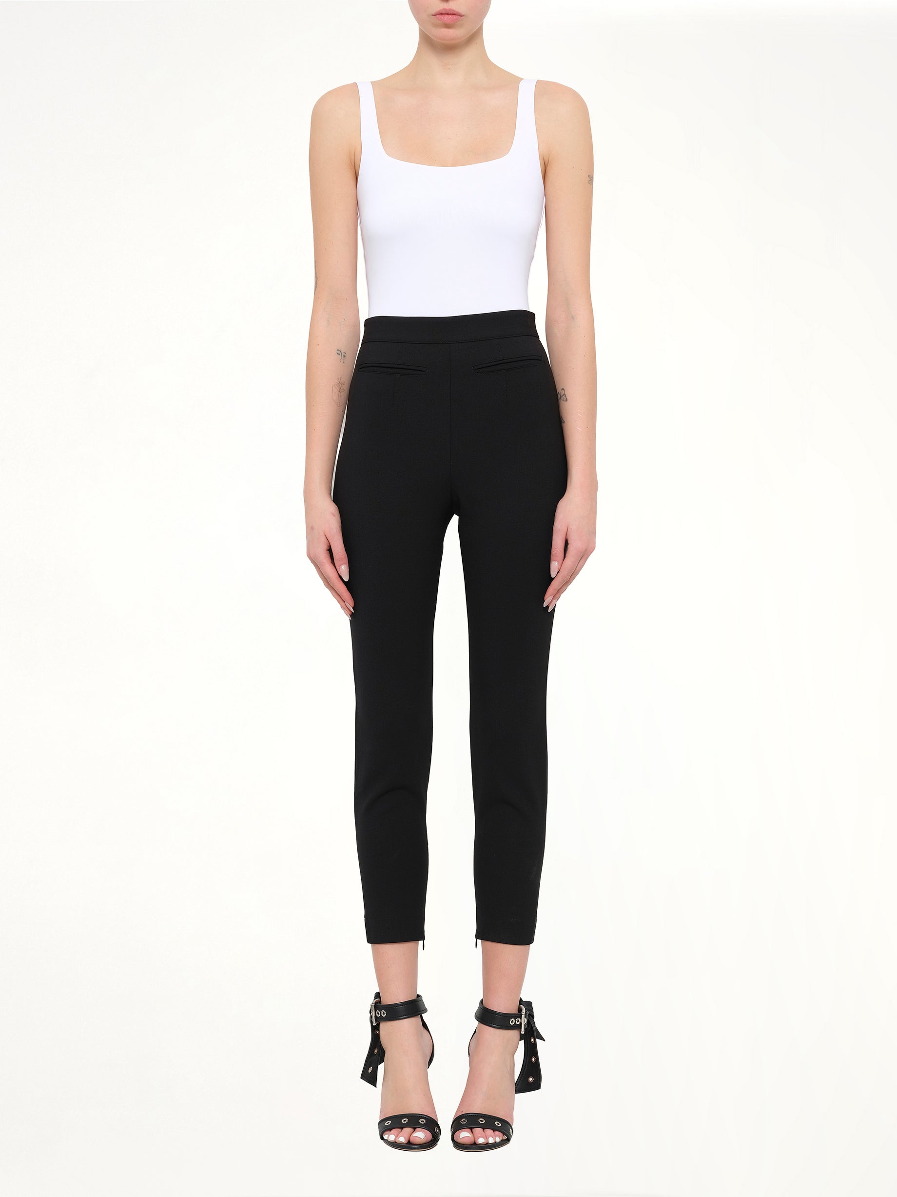 Alexander McQueen Wool Pants in Black