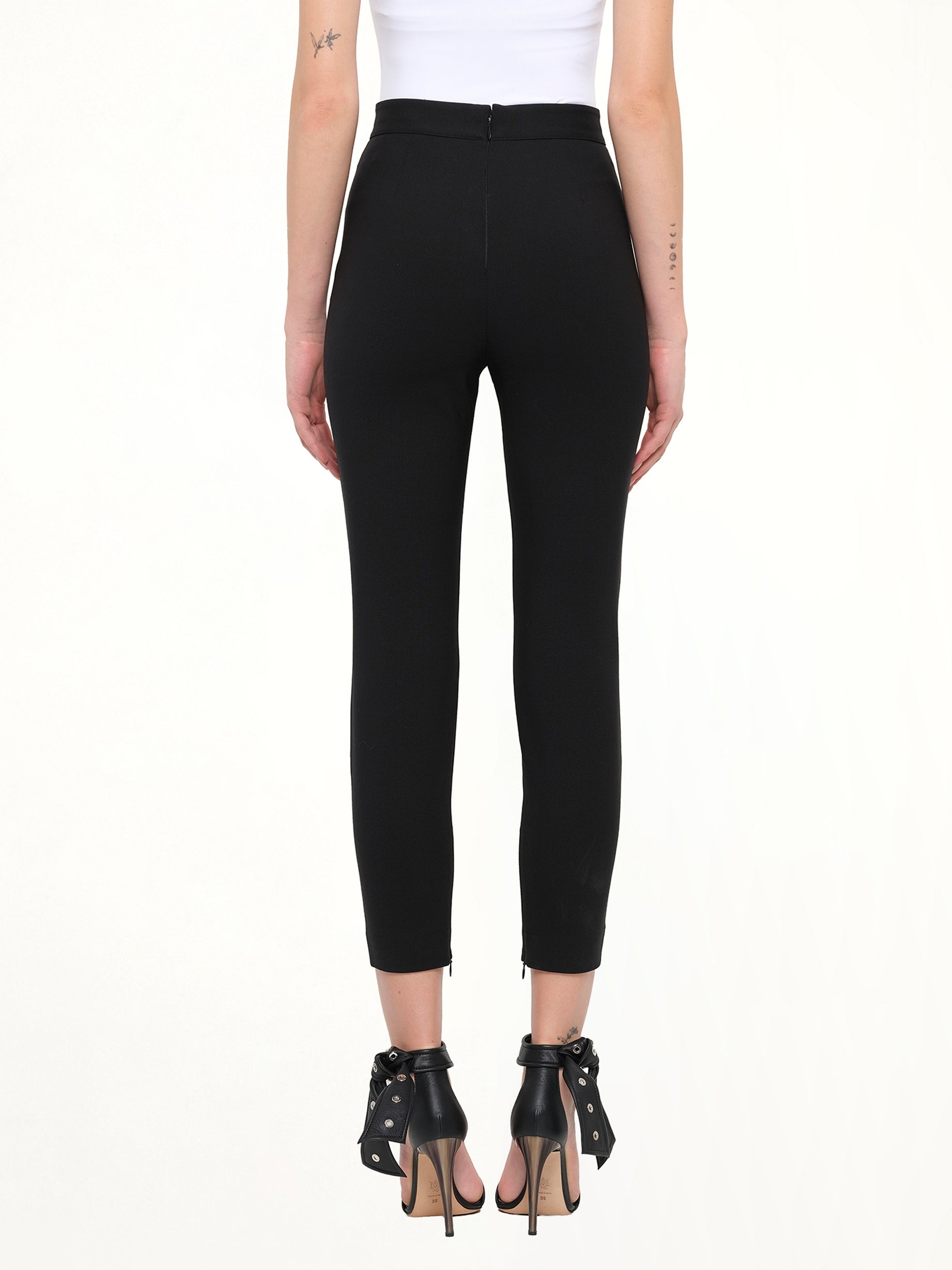 Alexander McQueen Wool Pants in Black