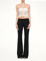 Alexander McQueen Bralette in Ivory