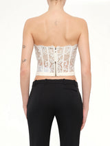 Alexander McQueen Bralette in Ivory