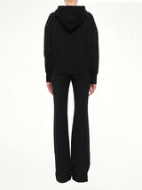 Alexander McQueen Skull Rose Embellished Hoodie in Black