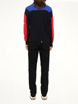 Colorblock Knit in Blue