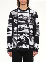 Crew Neck Knitwear in Black