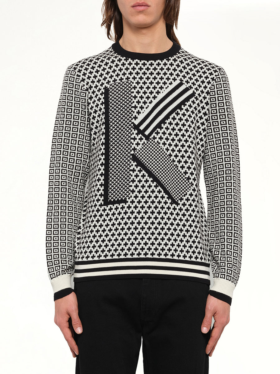 Fairisle Jumper in Black