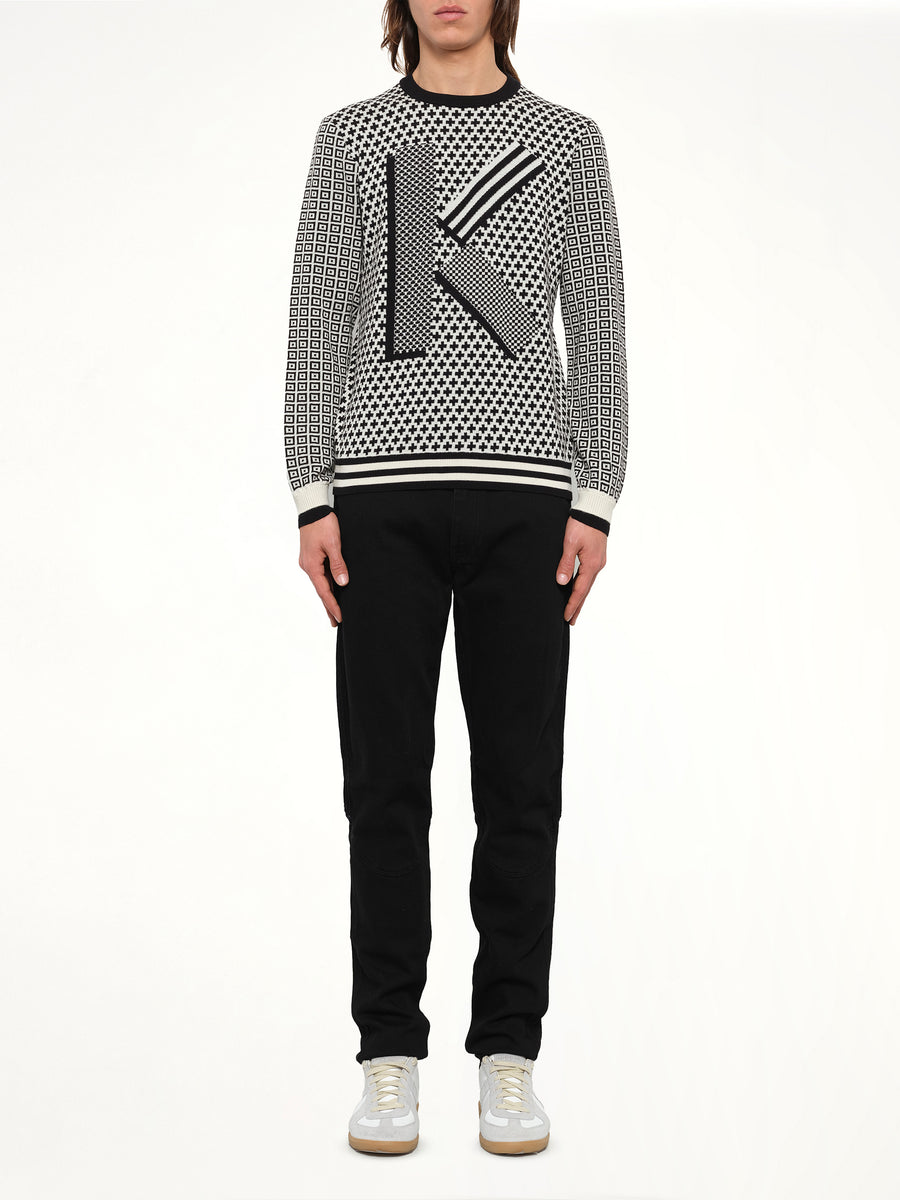 Fairisle Jumper in Black