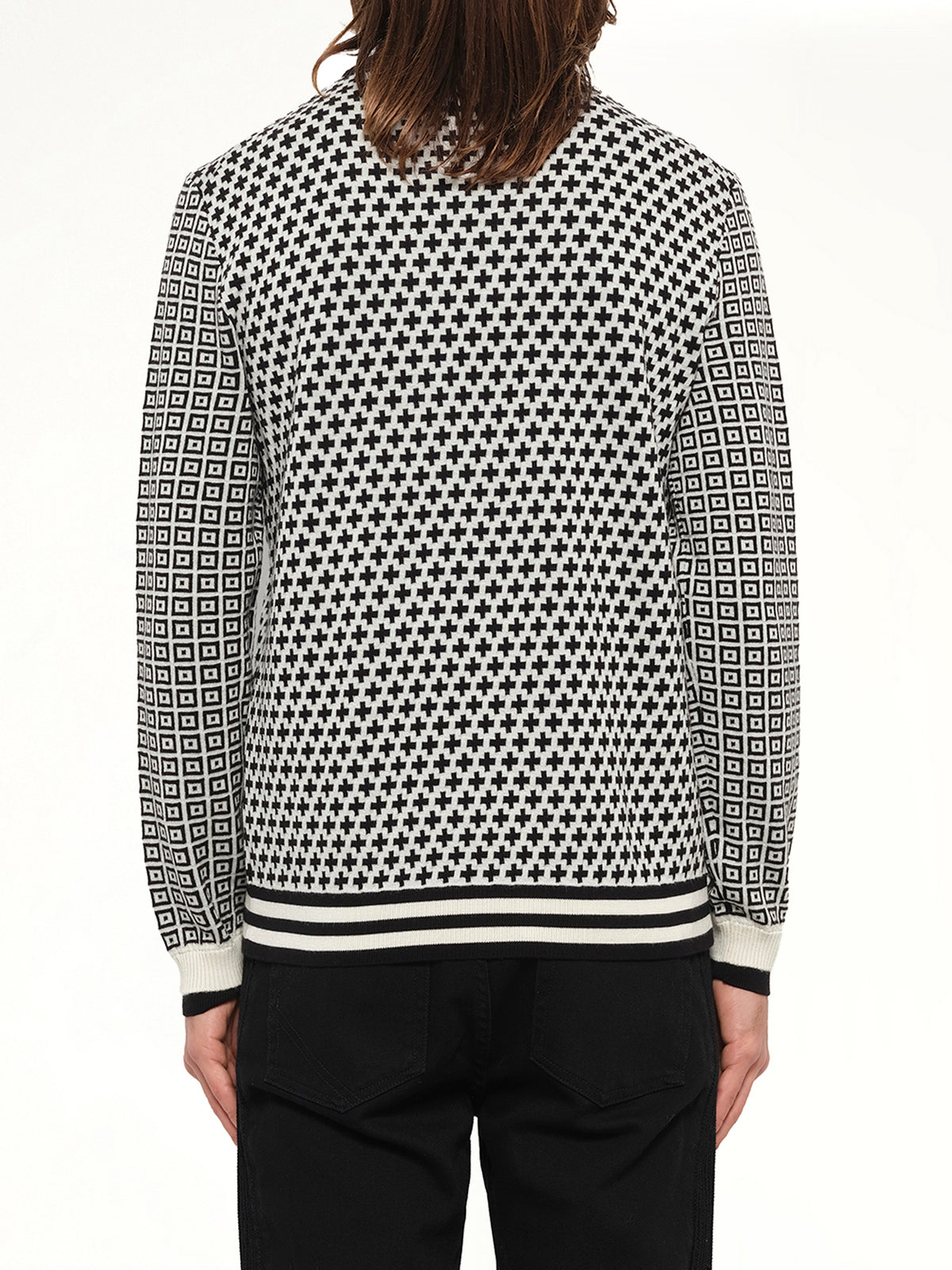 Fairisle Jumper in Black