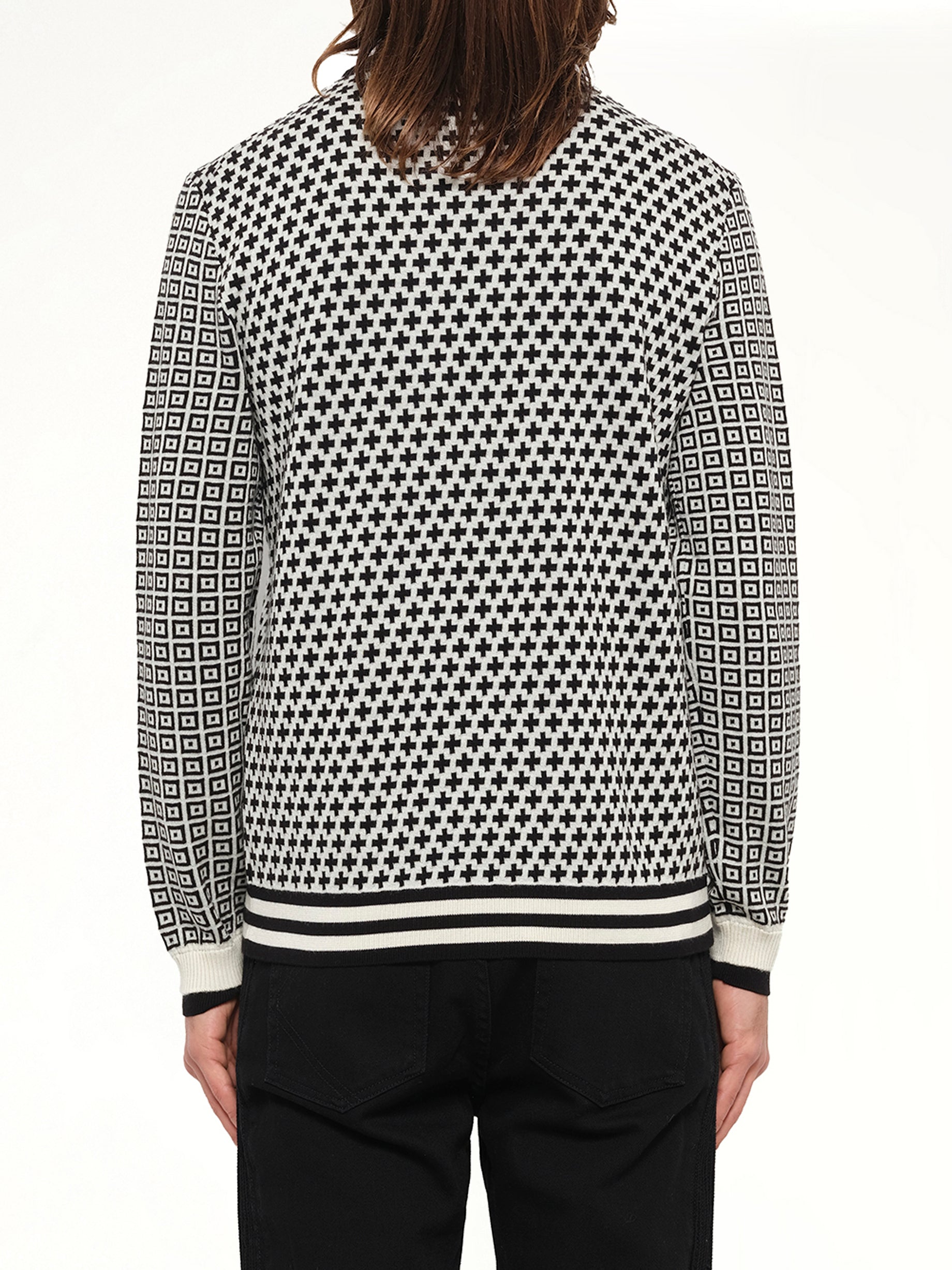 Fairisle Jumper in Black